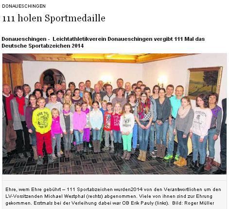 Sportabzeichen 2015
