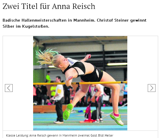 Zwei Titel für Anna Reisch