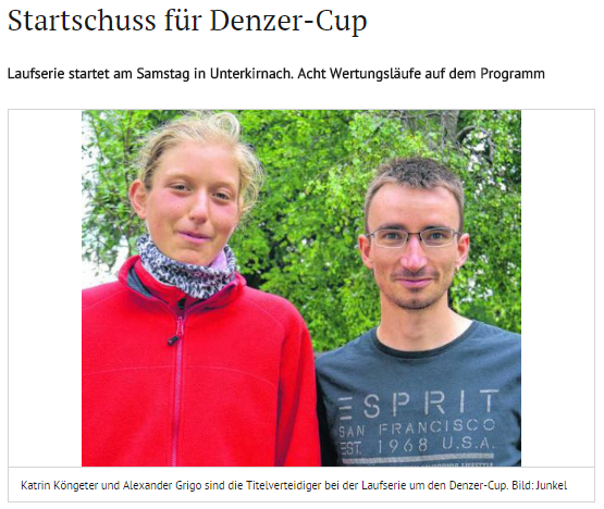 Startschuss für Denzer-Cup